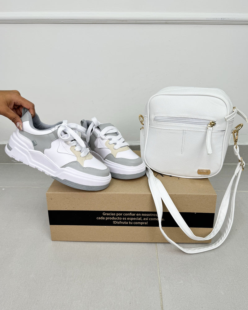 COMBOS DAMA TENIS + BOLSA