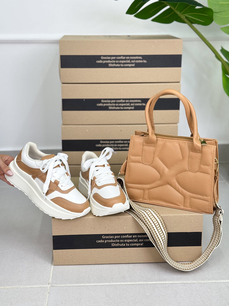 COMBOS PARA DAMA DE TENIS + BOLSA