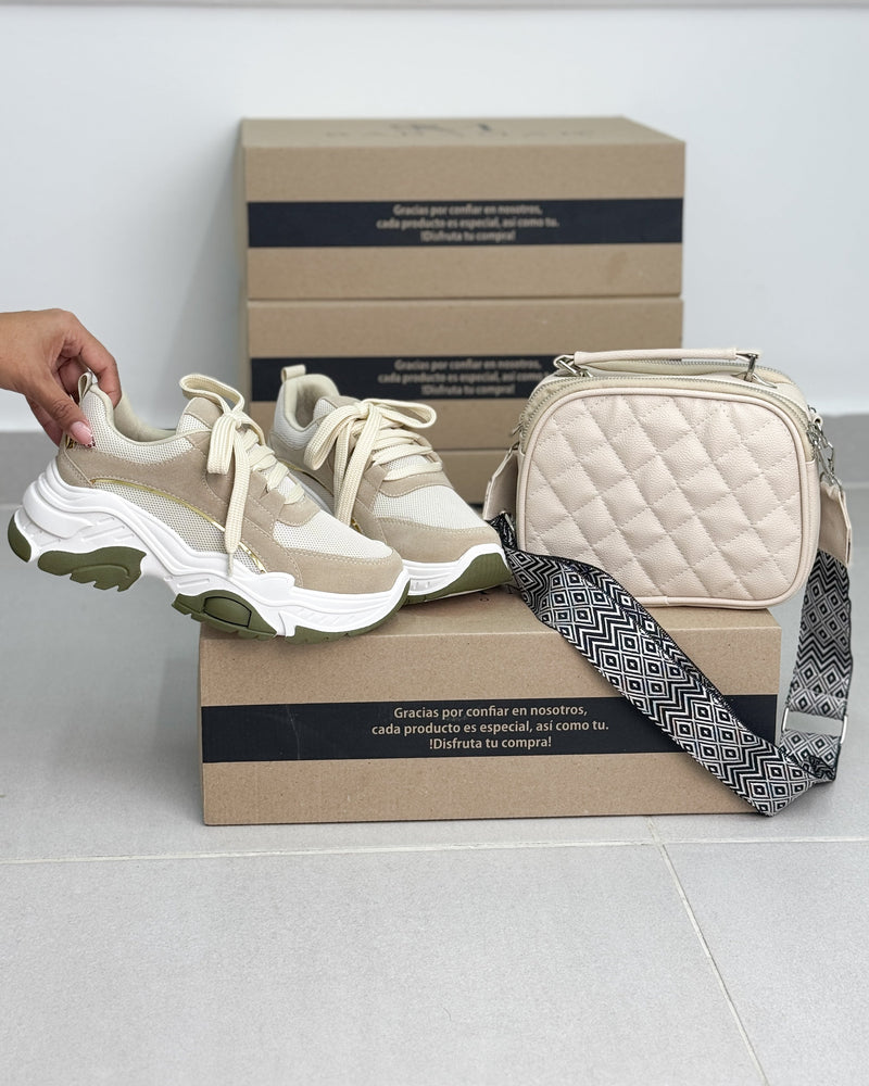 COMBOS DE TENIS + BOLSO DAMA